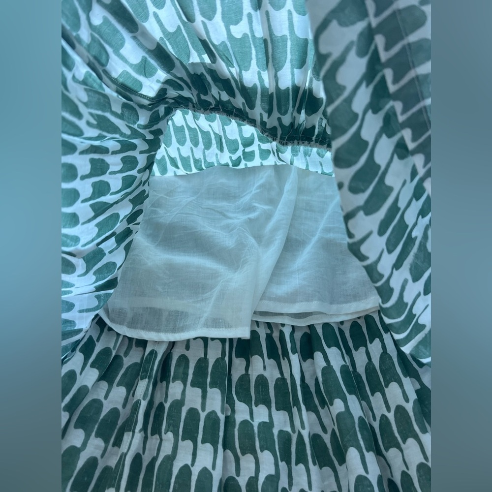 MIRTH Green Patterned Women's Maxi Dress - Picture 9 of 9